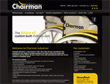 Tablet Screenshot of chairmanind.co.za